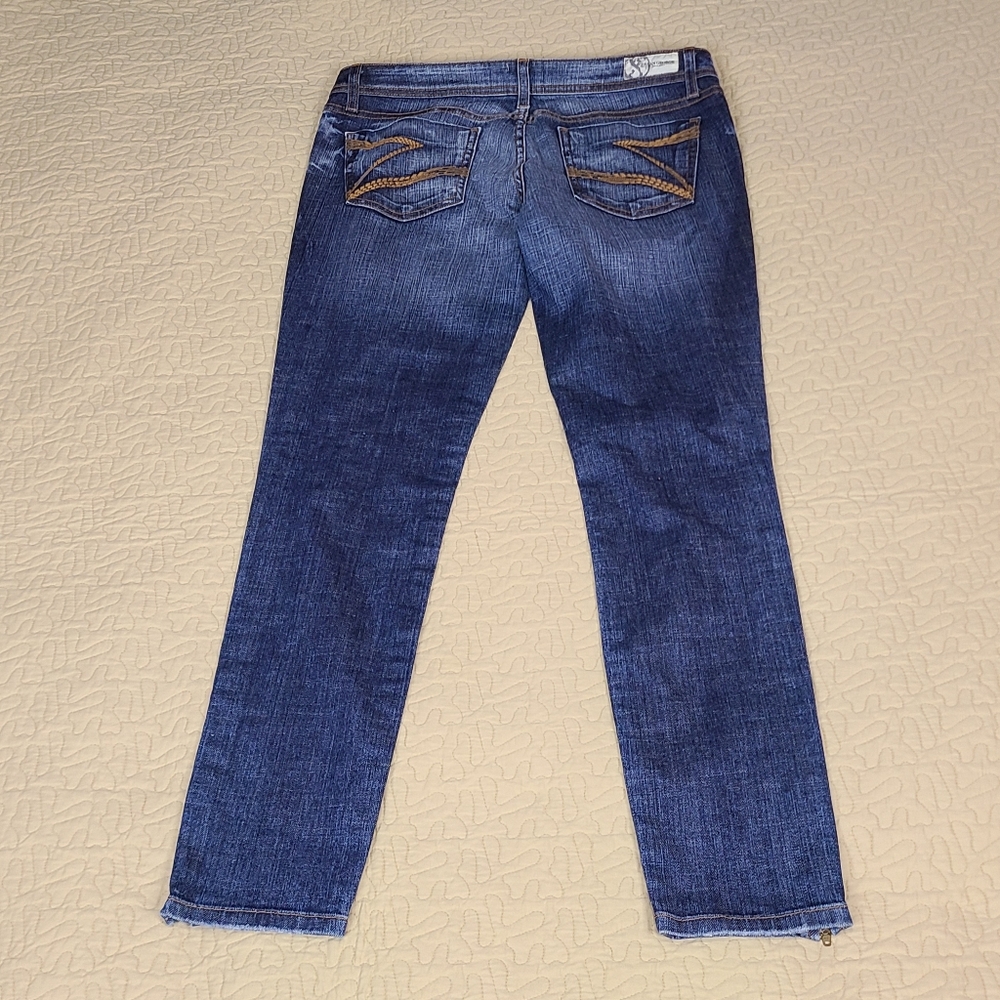 Dylan George Lucy distressed slim fit ankle zip jeans size 30 - Picture 9 of 12